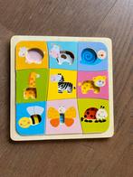 Houten Puzzel Dieren, 2 tot 4 jaar, Gebruikt, Ophalen of Verzenden, Van hout