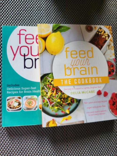 Feed your brain,  2 boeken,  delia mccabe, Boeken, Gezondheid, Dieet en Voeding, Gelezen, Dieet en Voeding, Ophalen of Verzenden