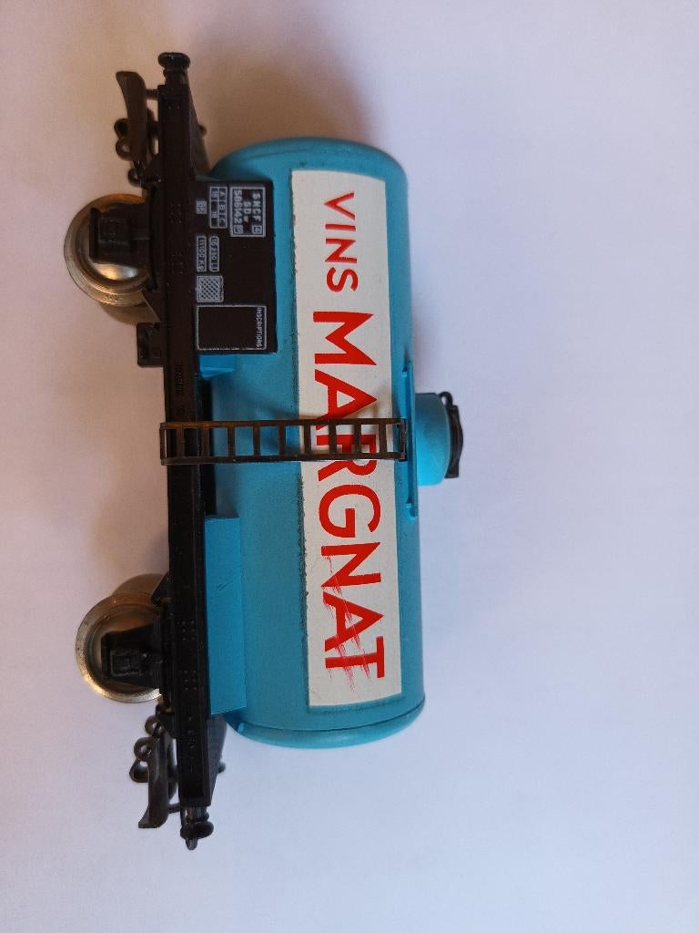 Jouef 641 wagon Vins Margnat, Gelijkstroom, Jouef, Wagon, Ophalen of Verzenden