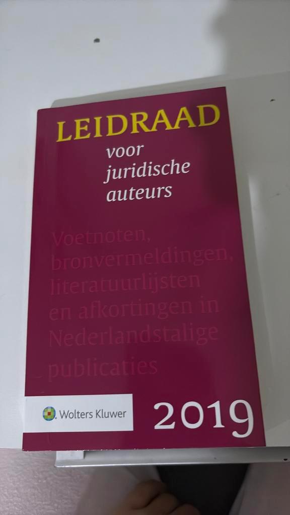 Leidraad voor juridische auteurs, Boeken, Wetenschap, Zo goed als nieuw, Sociale wetenschap, Ophalen of Verzenden