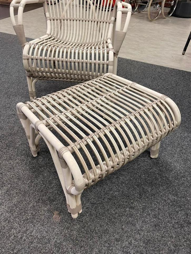 Rotan stoel vincent sheppard lucy  - Zo Goed Als Nieuw!, Huis en Inrichting, Fauteuils, Zo goed als nieuw, Riet of Rotan, 50 tot 75 cm