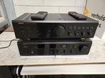 Denon stereo receiver DRA 455 en stereo amplifier oma 495R, Ophalen of Verzenden, Gebruikt, Denon