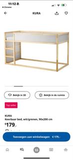 Ikea Kinderbed (Kura?) - Zonder Matras, Kinderen en Baby's, Kinderkamer | Bedden, Ophalen, 70 tot 85 cm, Zo goed als nieuw, Lattenbodem