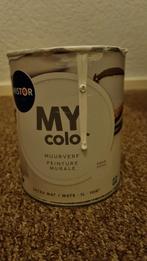 Histor My Color Muurverf - Swan Song - 800 ml over van 1 l, Gebruikt, Wit, Ophalen of Verzenden, Verf