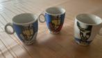 3 Kopjes/mokjes Herman Brood, Huis en Inrichting, Keuken | Servies, Ophalen of Verzenden, Porselein, Overige stijlen, Kop(pen) en/of Schotel(s)
