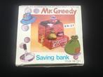 Mr greedy spaarpot jaren 70  nog in doosje, Ophalen of Verzenden, Zo goed als nieuw