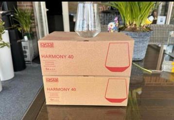 Rastal Harmony 40 water glazen 6 stuks sletcts € 2,-  beschikbaar voor biedingen