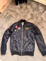Vingin bomberjack, Ophalen of Verzenden, Zo goed als nieuw, Maat 46 (S) of kleiner, Blauw