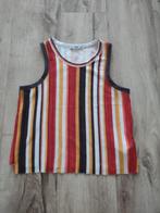 Mooie zwart wit rood gele top van Zara, maat S. Korte top., Ophalen of Verzenden, Onb, Rood, Zara
