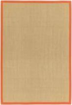 NIEUW! Vloerkleed Easy Living Sisal Linen-oranje bruin €31.9, Huis en Inrichting, Bruin, Rechthoekig, Nieuw, 200 cm of meer