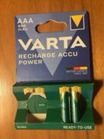 Varta AAA oplaadbare batterijen accu 1,2V Nieuw 2 st, Audio, Tv en Foto, Accu's en Batterijen, Ophalen, Nieuw, Oplaadbaar