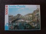 Jumbo Puzzel de Rialto brug in Venetie 5000 stukjes, Hobby en Vrije tijd, Denksport en Puzzels, Ophalen of Verzenden, Meer dan 1500 stukjes