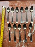 Vintage set – 11 Theelepels - GERO Alpacca – Haags Lofje, Ophalen of Verzenden