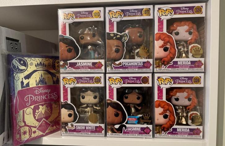 Funko pops Disney Princess, Verzamelen, Poppetjes en Figuurtjes, Zo goed als nieuw, Ophalen of Verzenden