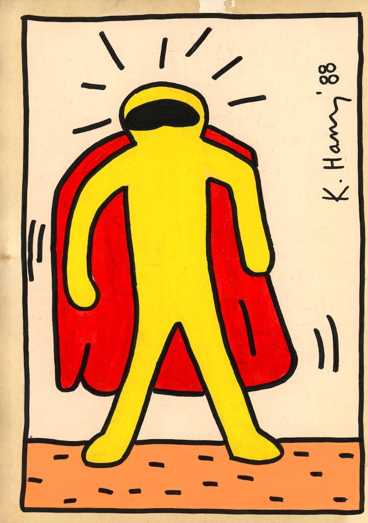 Keith Haring Artwork, Antiek en Kunst, Kunst | Designobjecten, Ophalen of Verzenden