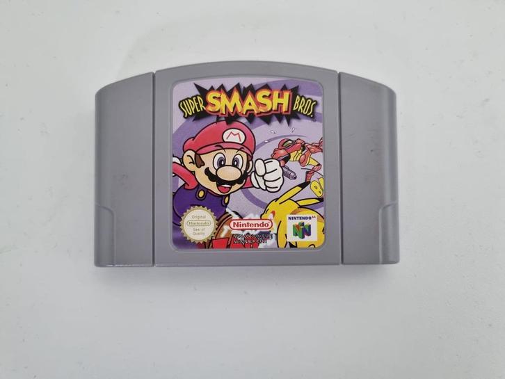 Super Smash Bros. - Nintendo 64, Spelcomputers en Games, Games | Nintendo 64, Zo goed als nieuw, Vechten, 3 spelers of meer, Vanaf 7 jaar
