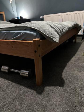 Houten Bedframe - Tweepersoons - 140 x 200 - afbeelding 3