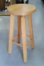 3 ronde houten barkrukken horeca cafe mancave beukenhout