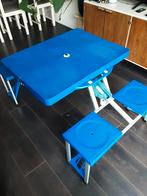 Inklapbare Picknickset voor Kinderen, Tuin en Terras, Picknicktafels, Overige materialen, Gebruikt, Ophalen of Verzenden, Rechthoekig