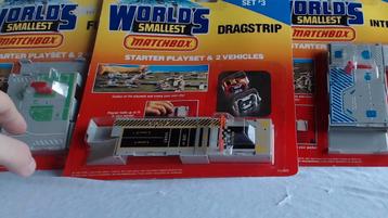 World Smallest Matchbox - Micro Motor World (1990) speeltset beschikbaar voor biedingen