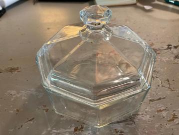 Arcoroc France oud vintage brocante glazen bonbonnerie bakje beschikbaar voor biedingen