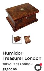 Exclusieve gelimiteerde Humidor Treasurer London, Verzamelen, Ophalen of Verzenden, Zo goed als nieuw