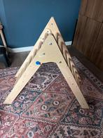 Houten Speeltent met Klimrek, Ophalen, Zo goed als nieuw