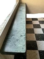 groen marmeren vensterbank marmer tablet, Doe-het-zelf en Verbouw, Plinten en Afwerking, Ophalen, 200 tot 250 cm, Vensterbanken