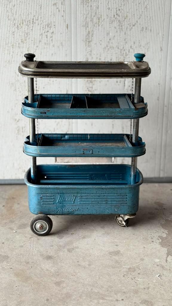 Hazet Vintage Gereedschapskar, Doe-het-zelf en Verbouw, Gereedschapskisten, Gebruikt, Ophalen