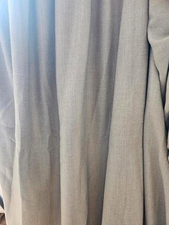 Linnen gordijnen M102, Huis en Inrichting, Stoffering | Gordijnen en Lamellen, Nieuw, 200 cm of meer, 200 cm of meer, Beige, Ophalen of Verzenden