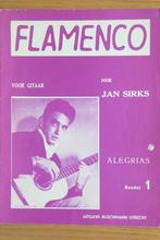 FLAMENCO voor gitaar door Jan Sirks  - bundel 1, Muziek en Instrumenten, Gitaar, Overige soorten, Ophalen of Verzenden, Zo goed als nieuw