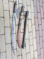 antiek oosters zwaard en bijl, Verzamelen, Militaria | Algemeen, Verzenden, Overige soorten, Overige gebieden, Zwaard of Sabel