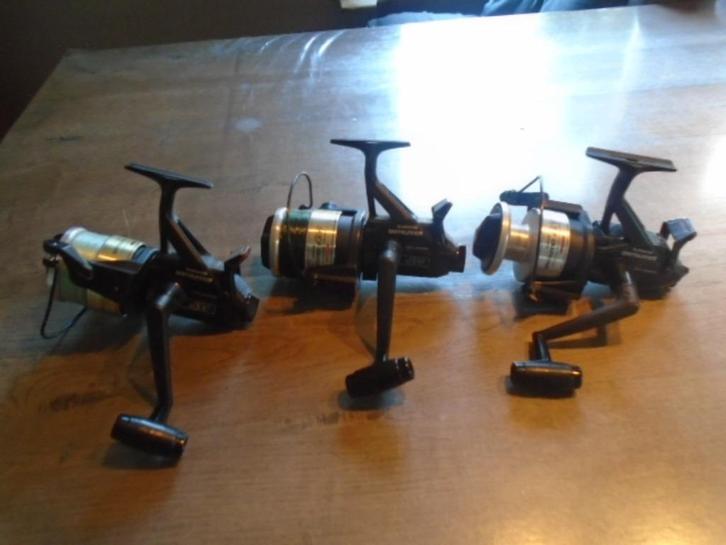 3 x Shimano baitrunner 4500, Watersport en Boten, Hengelsport | Karpervissen, Gebruikt, Molen, Ophalen of Verzenden
