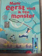 Kinderboek nieuw maar eerst ving ik een monster, Ophalen of Verzenden, Zo goed als nieuw