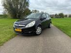 Opel Corsa 1.2 16V 5D WR 2007 Zwart nw apk stoel verwarming, Auto's, Voorwielaandrijving, 4 cilinders, 1229 cc, Zwart