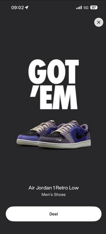 Jordan 1 Low Voodoo - Maat 42 - Gloednieuw! beschikbaar voor biedingen