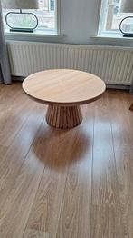 Eiken salontafel., Huis en Inrichting, Tafels | Salontafels, Ophalen, 50 tot 100 cm, Rond, 50 tot 100 cm
