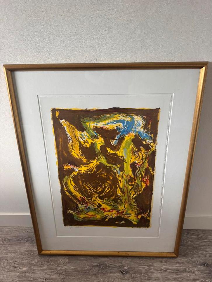 Grafiek ingelijst door Kunsthandel Monart, Antiek en Kunst, Kunst | Schilderijen | Abstract, Ophalen