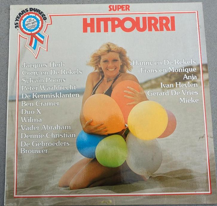 super hitpourri - LP, Cd's en Dvd's, Vinyl | Nederlandstalig, Zo goed als nieuw, Levenslied of Smartlap, 12 inch, Ophalen of Verzenden