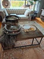 Prachtige houten tafel, Huis en Inrichting, Tafels | Salontafels, Ophalen, 200 cm of meer, 50 tot 100 cm, Zo goed als nieuw