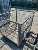 Metalen palletkratten met gaas 3x, Doe-het-zelf en Verbouw, Ophalen, Gebruikt, 100 cm of meer, 60 cm of meer