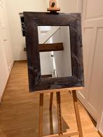 Houten Spiegel - Rustieke Uitstraling, Ophalen, Gebruikt, 100 tot 150 cm, Rechthoekig