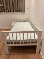 Kinder/kleuter/peuterbed wit 160x70 met matras Ikea, Ophalen, 70 tot 85 cm, 140 tot 160 cm, Zo goed als nieuw