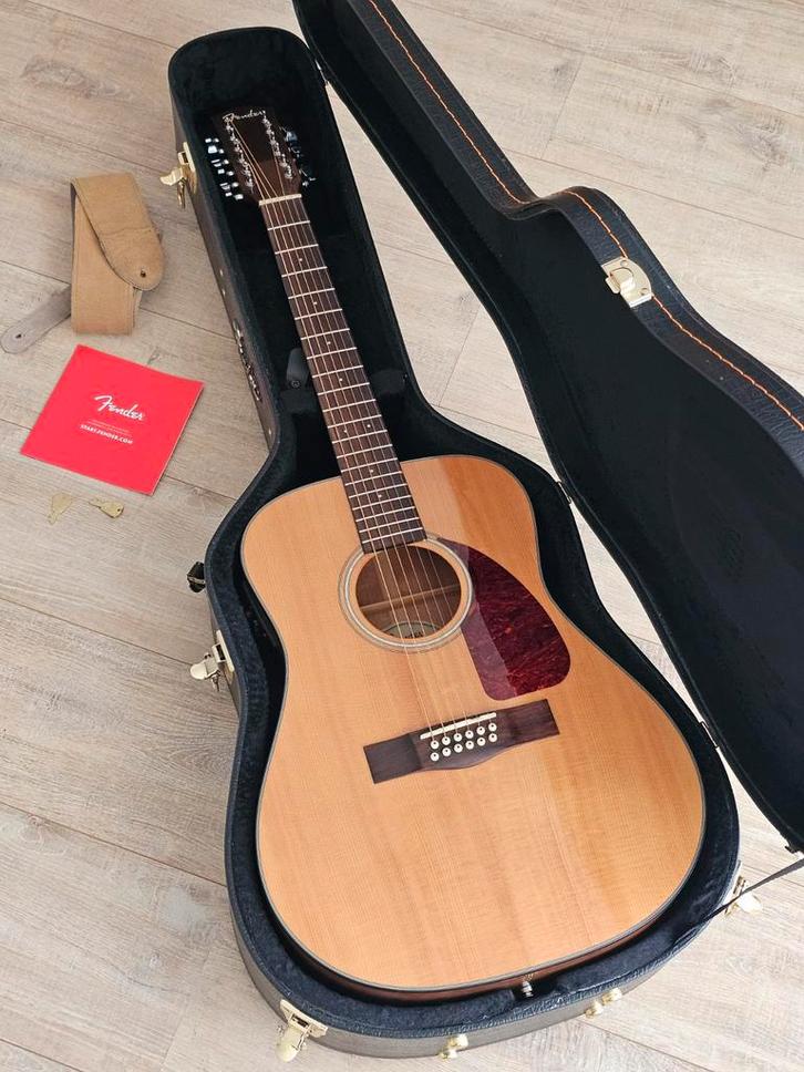 Fender 12-snarige Western gitaar met element, Muziek en Instrumenten, Snaarinstrumenten | Gitaren | Akoestisch, Zo goed als nieuw