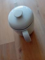 Thee potje wit aardewerk theepotje Koffie potje nieuw, Antiek en Kunst, Antiek | Keramiek en Aardewerk, Ophalen of Verzenden
