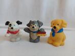 Fisher Price Little people 3 honden hondjes, Ophalen of Verzenden, Gebruikt