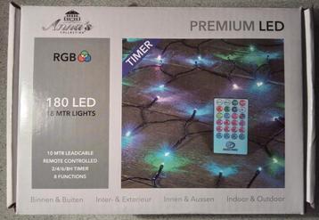 RGB led-verlichting 18 m 180 led-lampjes  beschikbaar voor biedingen