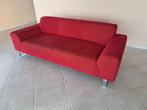 rode montel 2,5 zits bank, Ophalen, Gebruikt, Tweepersoons, 75 tot 100 cm