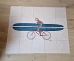 Ixxi Sloth on Bike - 100x80cm, Ophalen of Verzenden