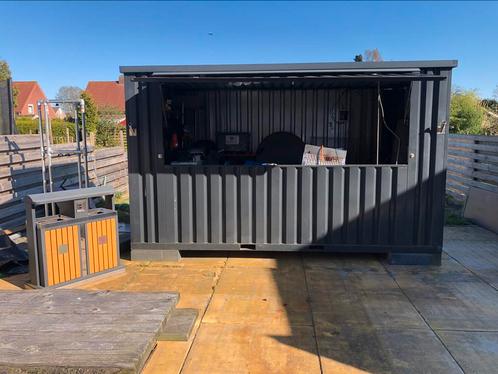 Zelfbouw container kiosk verkoop container opslag, Diversen, Rommelmarktspullen, Zo goed als nieuw, Ophalen
